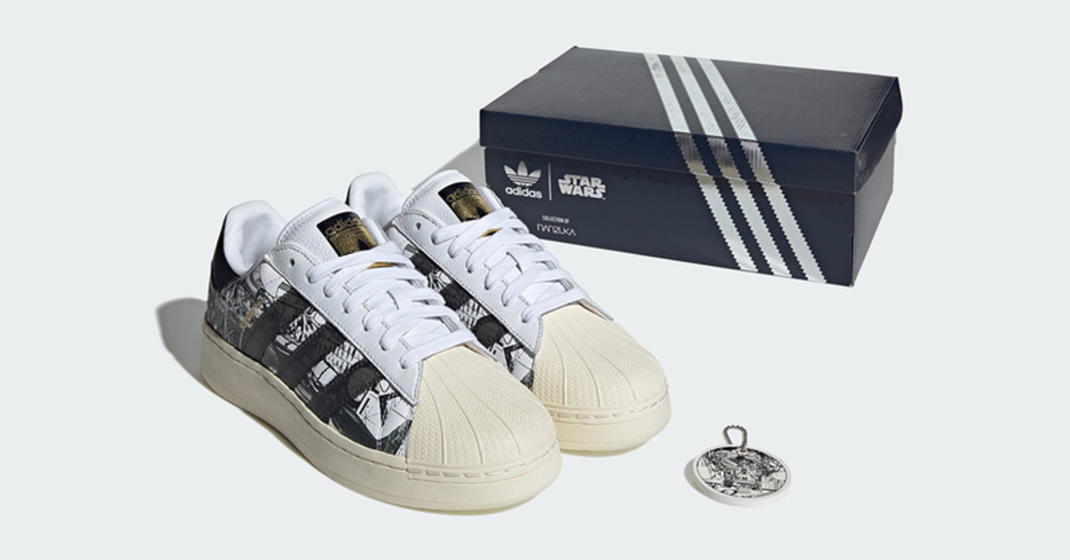 Star Wars x Nanzuka x adidas Superstar XLG celebrates Star Wars Day with an exclusive release